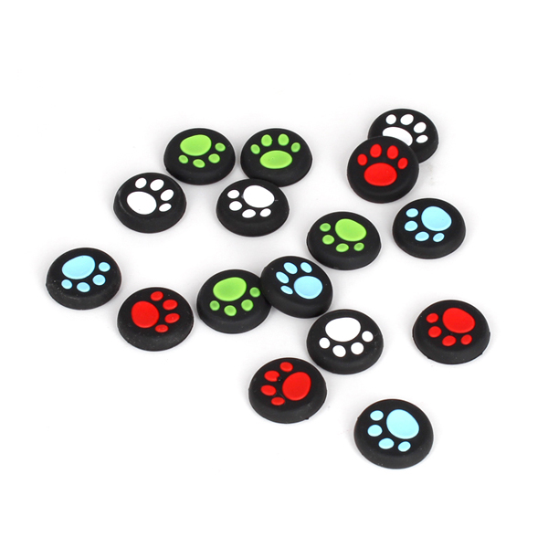 듀얼쇼크4/XBOX ONE/PS4/PS5 컨트롤러 스틱 커버, 레드, 4개입, 1개 2,000원