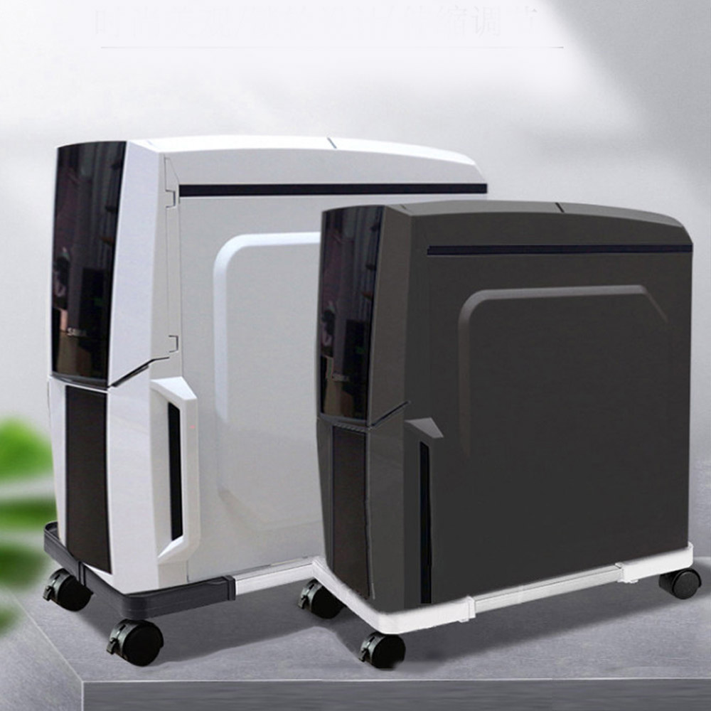 에코벨 이동식 컴퓨터 본체 받침대/데스크탑 거치대 바퀴, 화이트 9,000원