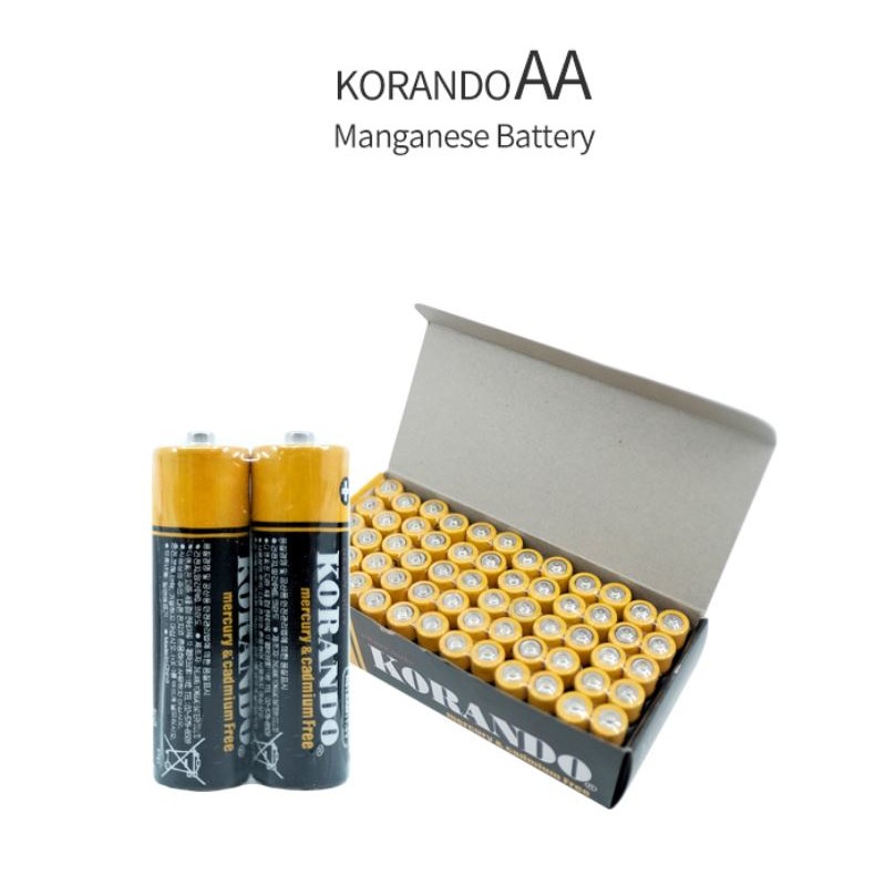AA 벌크 건전지 코란도 망간건전지 R6 1.5V, 3세트, 60개입 46,000원