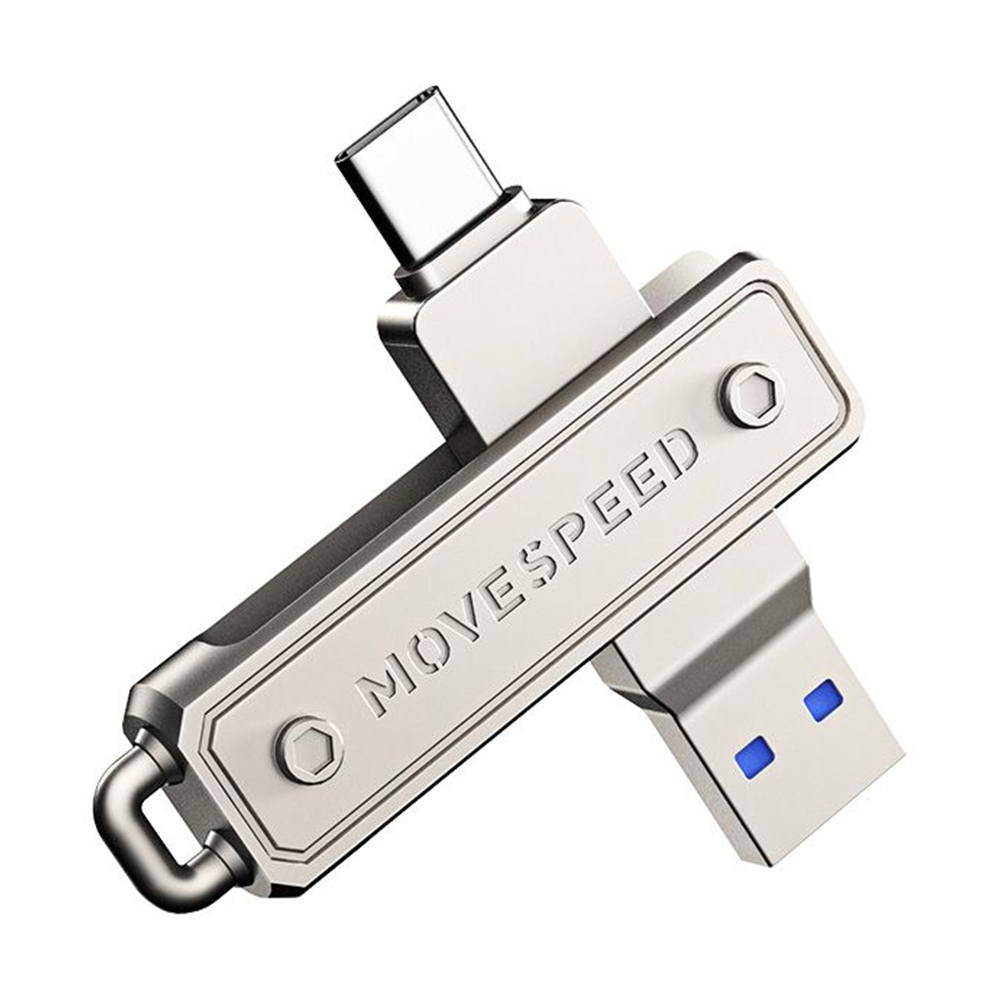 MOVESPEED YSULJU 460MB/s USB 3.2 Gen 1 C타입 듀얼 인터페이스 플래시 드라이브, 1개, 64GB 74,900원