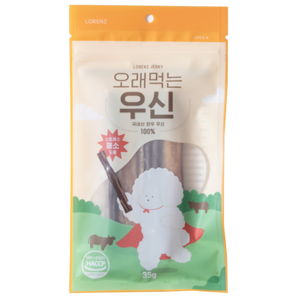로렌츠 강아지 오래먹는 우신 건조간식 5p, 한우 우신, 35g, 1개 19,500원