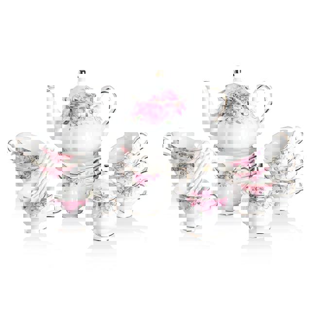 도자기 티 세트/명품 찻잔세트/ 스웨자르 도자기 티 세트, 빈티지 브리티 (Color-Flower), 1개 136,300원