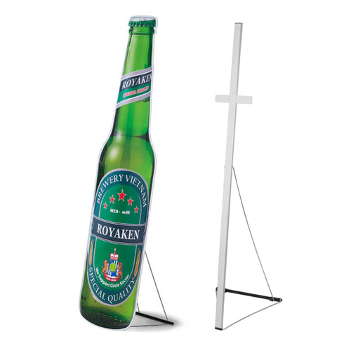 착한배너 철제 등신대 폼보드 포맥스 우드락 거치대 등신대, 대형(36X150cm), 1개 9,800원