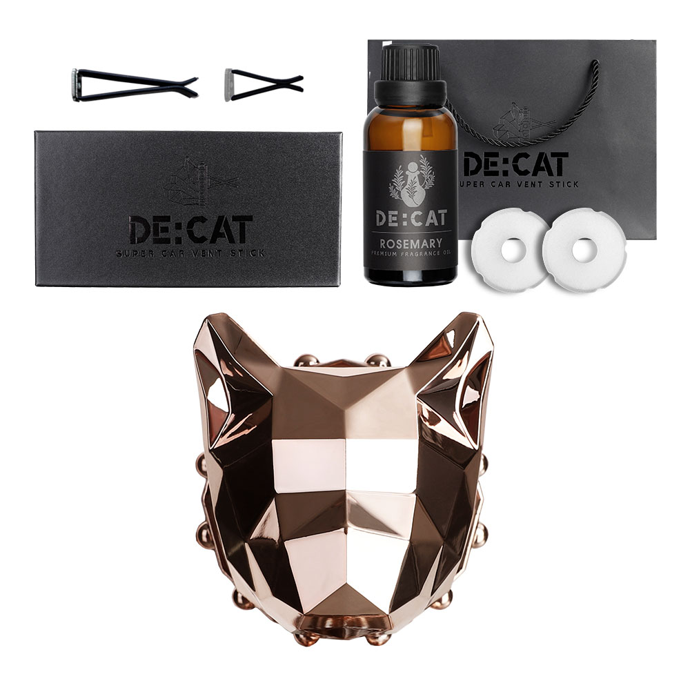 [디캣] 차량용 고양이 방향제 싱글 A세트 미러로즈골드 19,830원