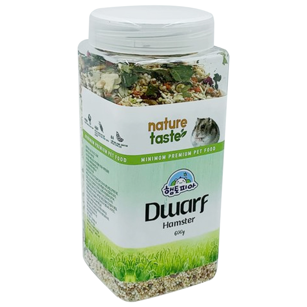 햄토피아 네이쳐 테이스트 드워프 햄스터 사료, 600g, 1개 16,380원