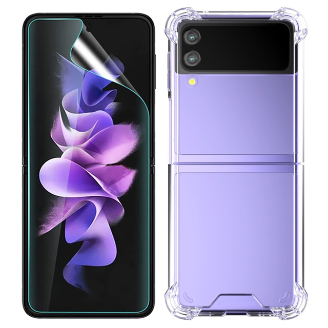 스톤스틸 (2+1) 갤럭시 Z플립4 액정 보호 풀커버 방탄 필름 2장 + 젤하드 믹스 범퍼 케이스 1개 8,900원