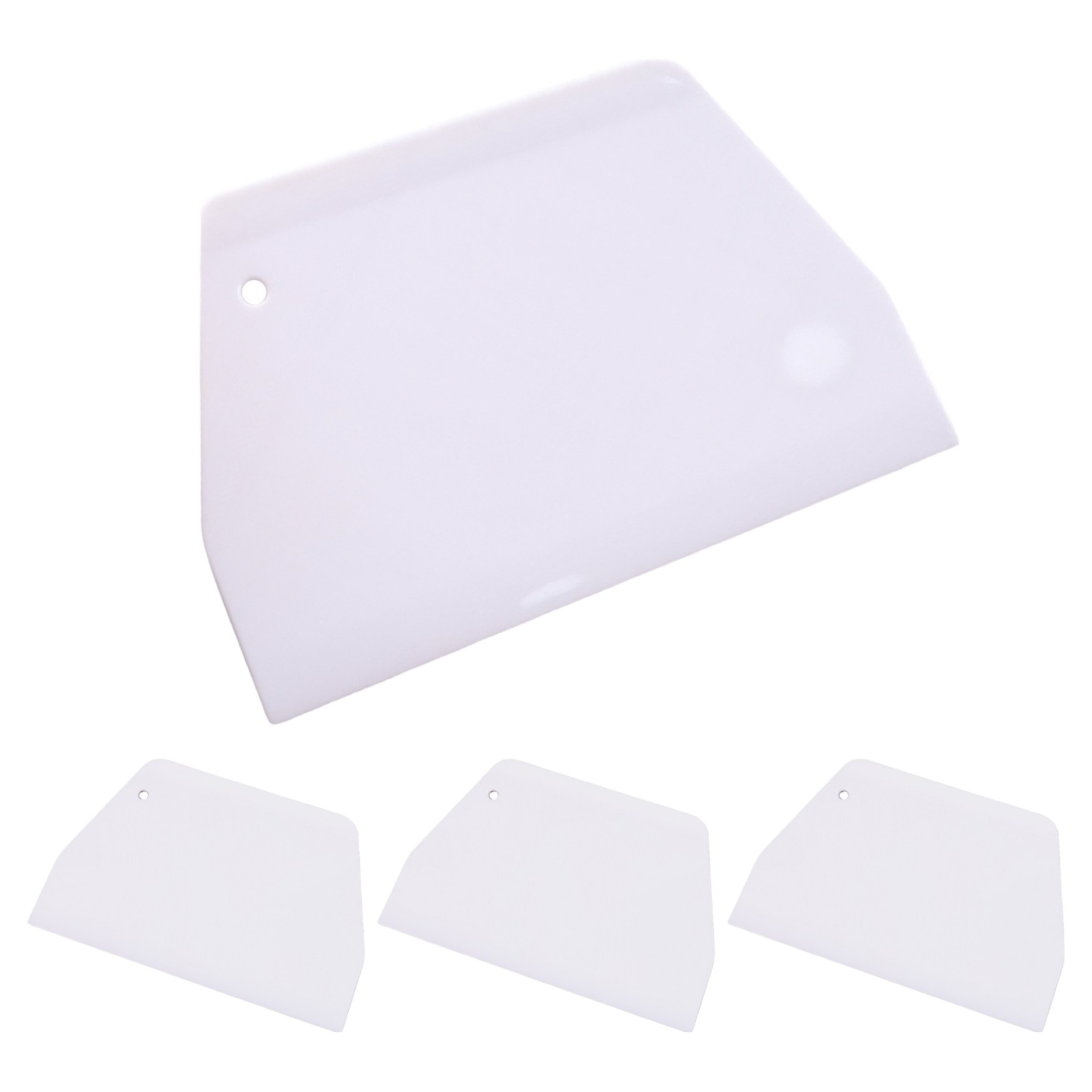 직사각 손잡이가 도톰한 스타일 PP 스크래퍼 대형 195 x 125 mm 7,100원