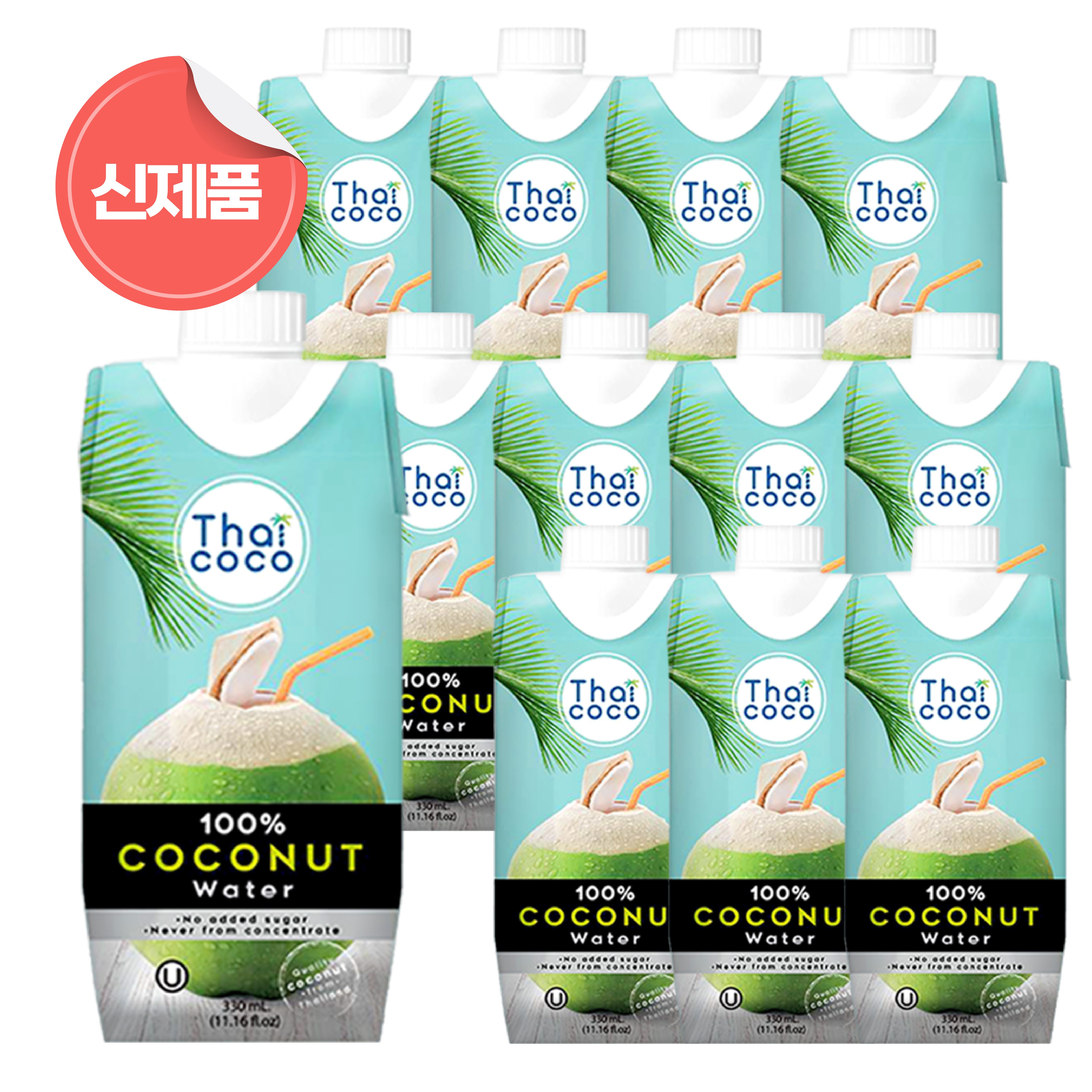 타이코코 코코넛워터/할랄,코셔인증제품, 330ml, 12개 16,500원