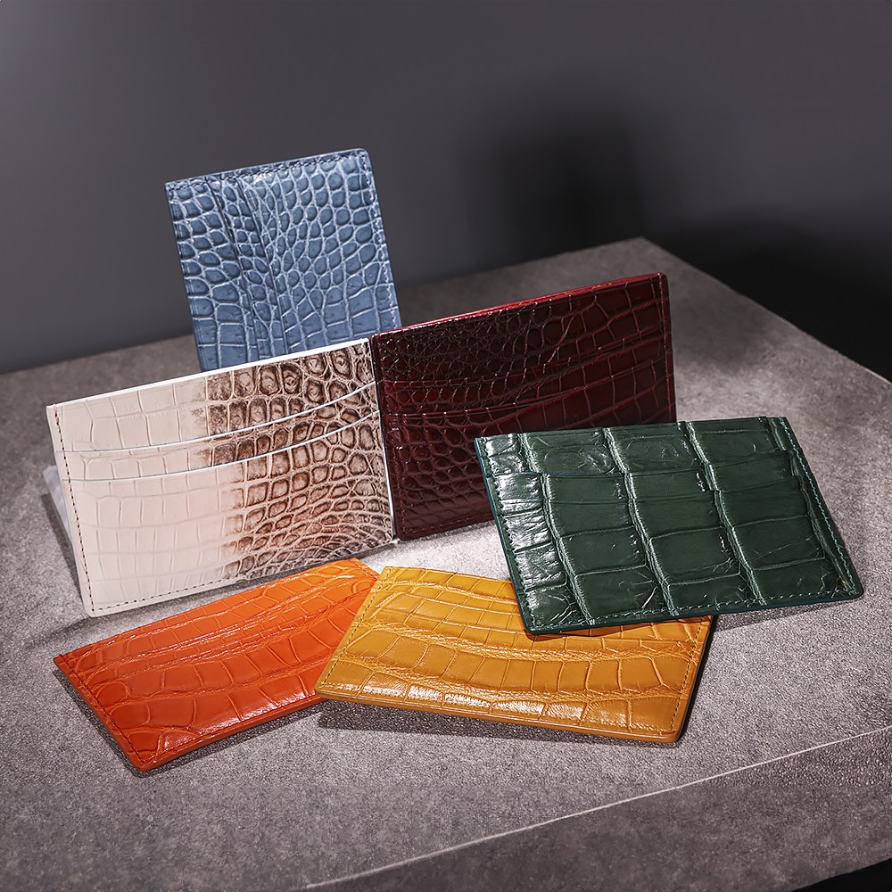 인피니토 리얼 악어가죽 슬림 카드지갑 128,000원