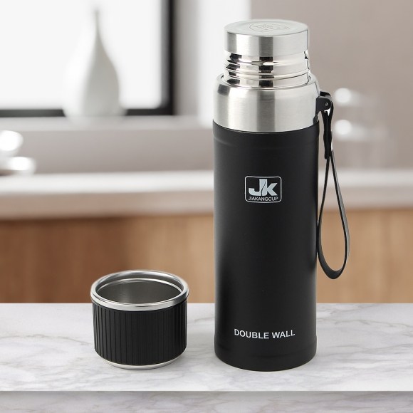 워터보틀 이중스텐 보온병 (블랙), 1개, 500ml 23,530원