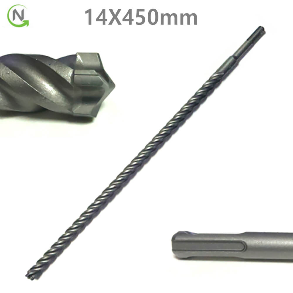 블랙불 롱 콘크리트 기리 4날 14x450mm 함마 드릴 비트 벽 전선 구멍 SDS PLUS 햄머 해머 콘기리 23,870원