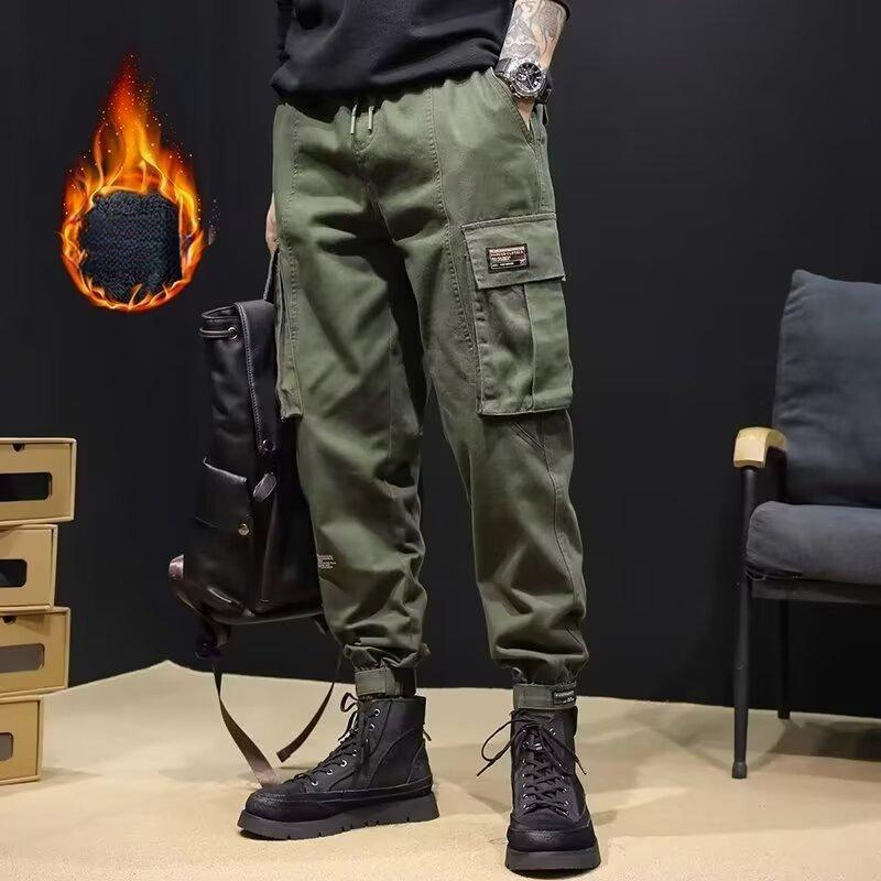 COSYEVNO 남성 카고바지 기모 겨울 빅사이즈 캐주얼 아웃도어 조거팬츠 29,900원