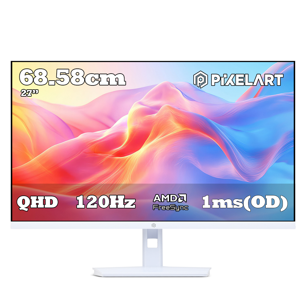 픽셀아트 QHD 제로베젤 모니터, 68.58cm, PAQ2710W(일반) 154,000원