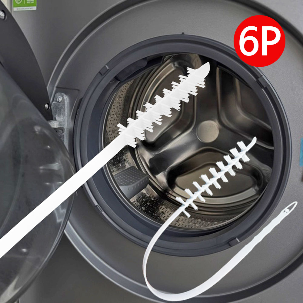 살림공작소 드럼세탁기 작은 공간사이 다용도 틈새 청소솔 6p, 6개, 화이트 19,400원