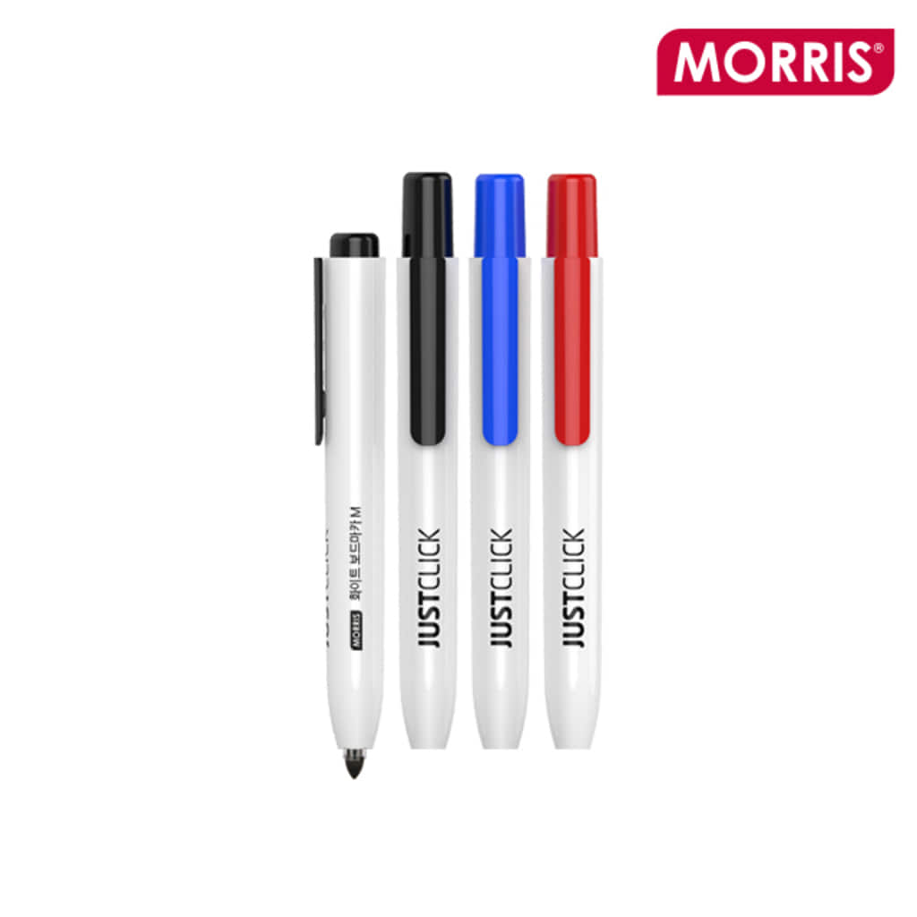 모리스 JUSTCLICK 보드마카 M 노크식 1박스 12개입 17,840원