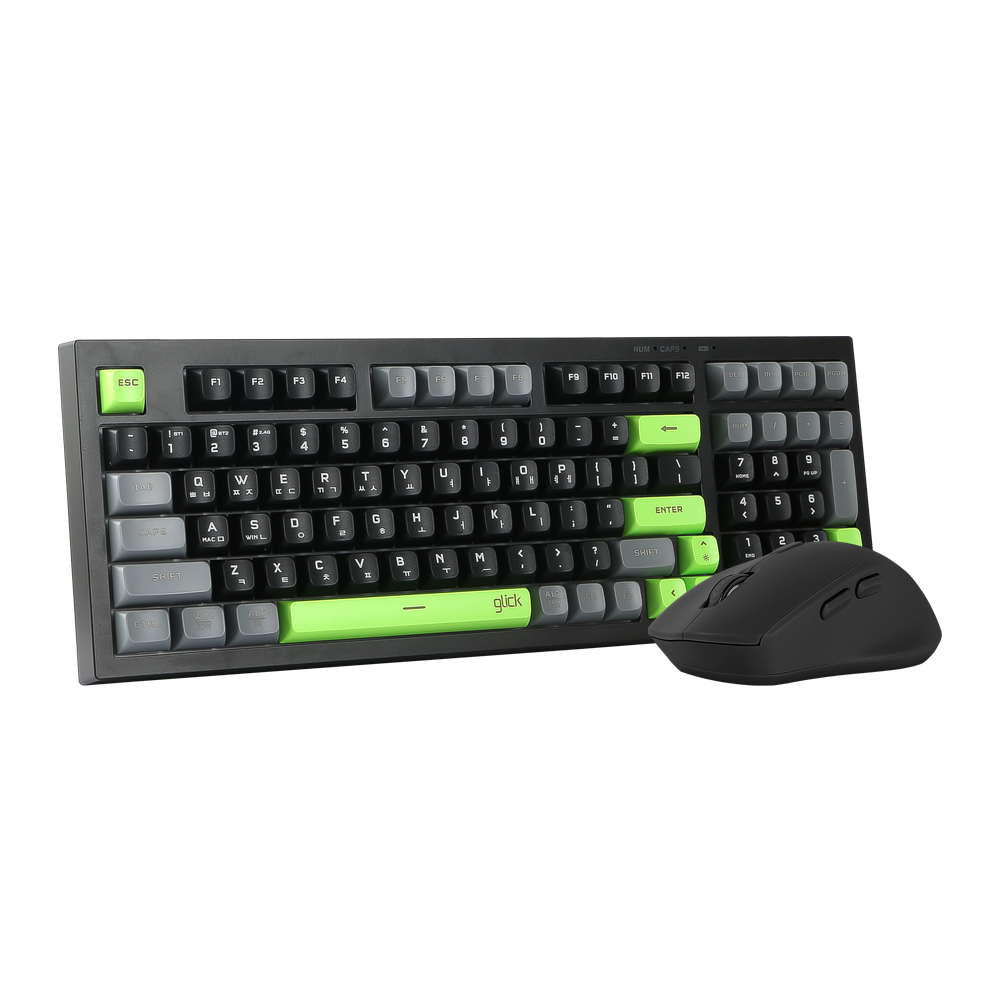 지클릭커 오피스프로 WMK50 사일런스 M 98 무선 키보드 마우스 세트, WMK50, 포커그린, 일반형 39,800원