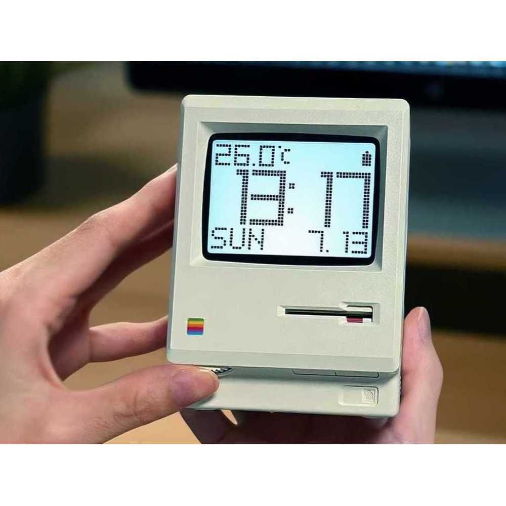 컴퓨터 모양 알람 알람시계4가지알람모드온도표시TypeC충전 가정용 장 시계 탁상 시계 68,850원