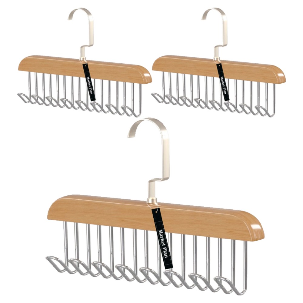 마켓플랜 360도 다용도 원목 옷걸이 4,900원