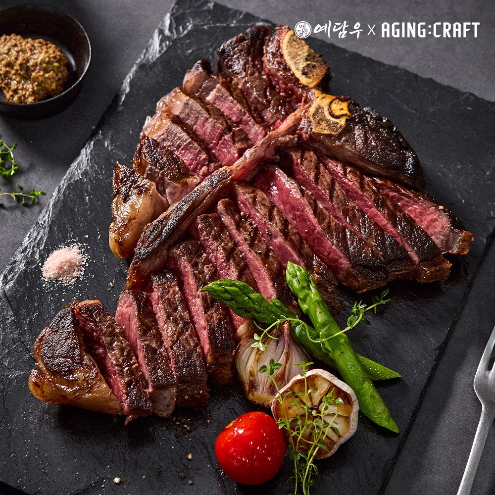 예담우 숙성 한우 티본 스테이크 37,900원