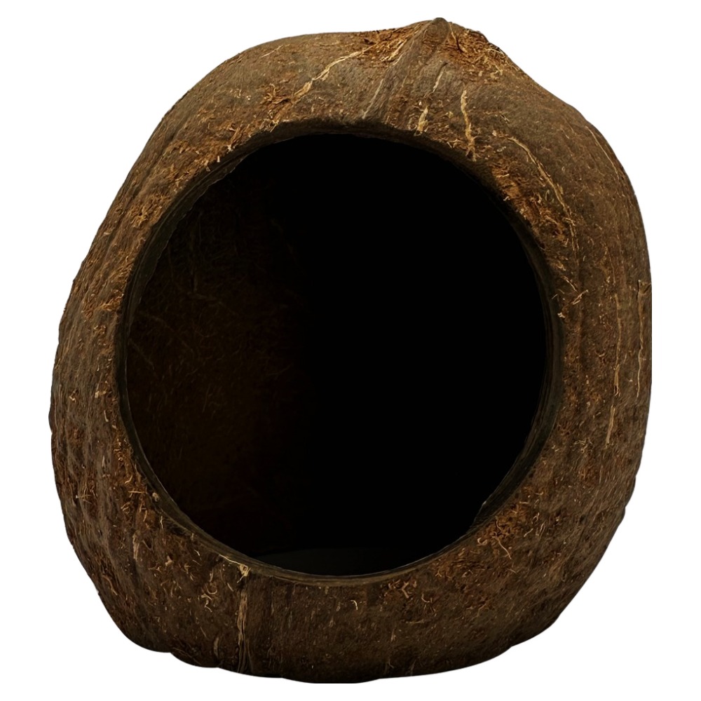 펫츠핸들러 실론 코코넛 쉘 원형입구 은신처 하우스, 단일 색상, 1개 4,540원