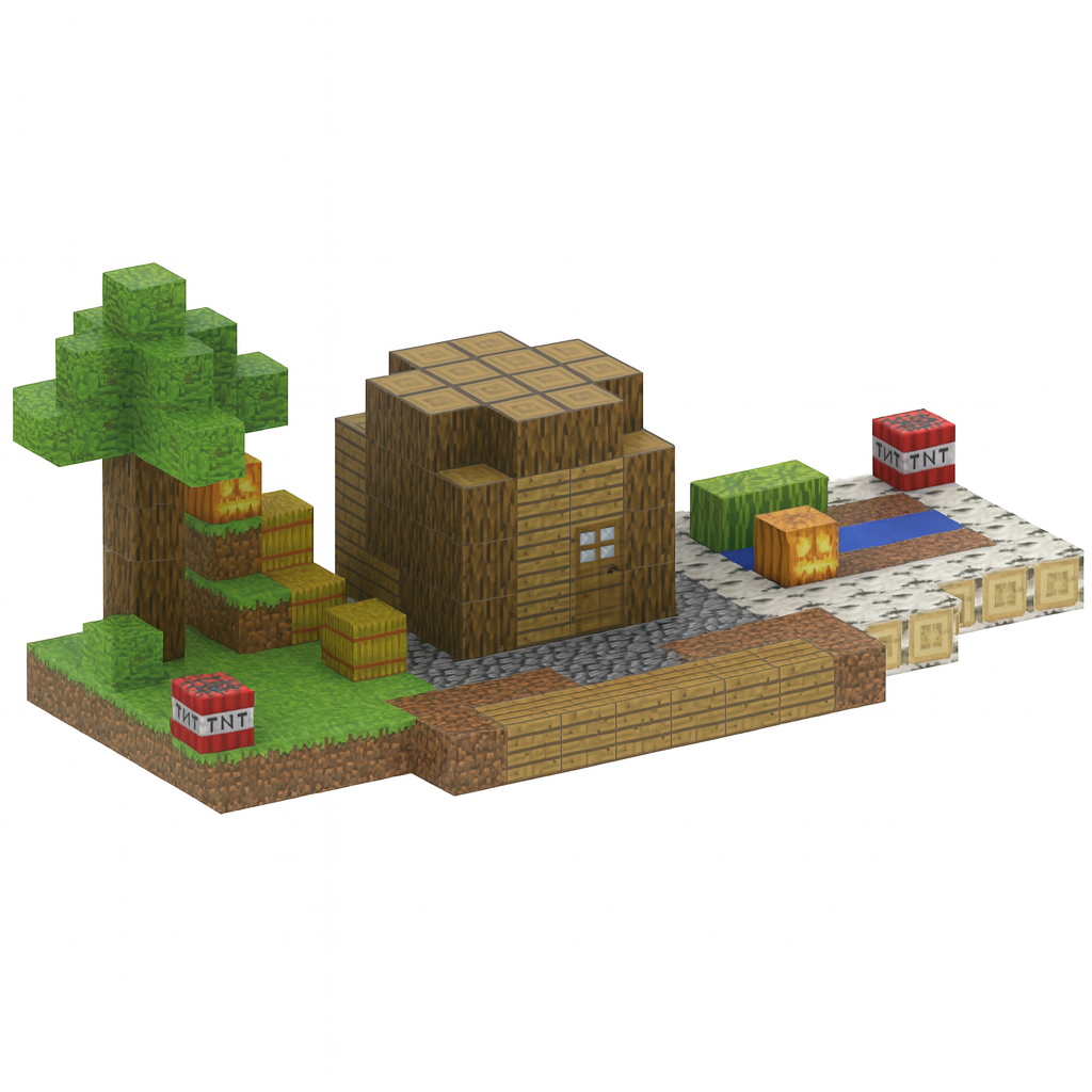 마크 자석 블럭 광산 마그네틱 큐브 피규어 초등 장난감 교구, 1개 77,500원