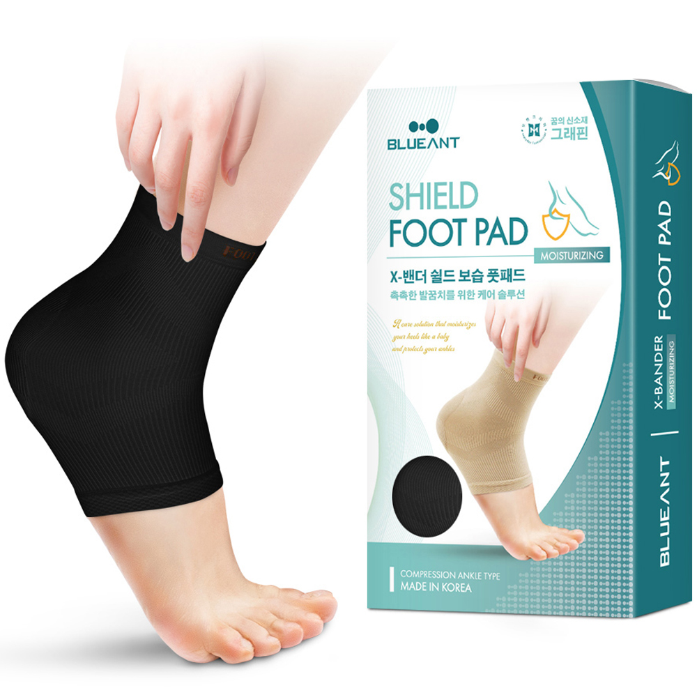 블루안트 X밴더 보습 풋패드 블랙, 2개입, 1개 8,010원