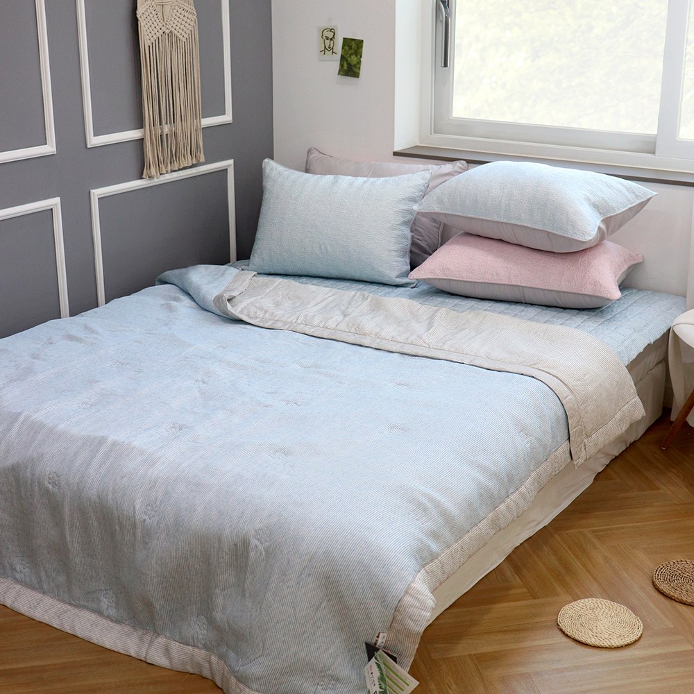 집에 시티 풍기인견워싱 여름이불 패드 베개세트(SS,Q)_2color 241,500원