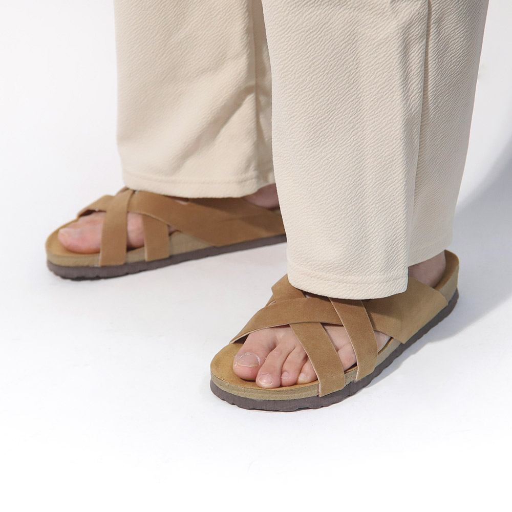 로버 남자슬리퍼 키높이 휴양지 커플 4CM 키높이 샌들 발편한 슬리퍼 스웨이드 샌들 24,900원