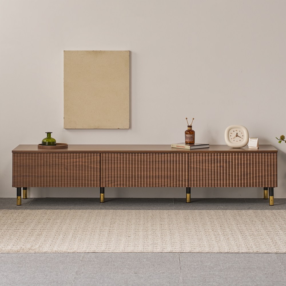 파로마 네오 로디 1800 템바보드 서랍 거실장, 월넛 129,000원