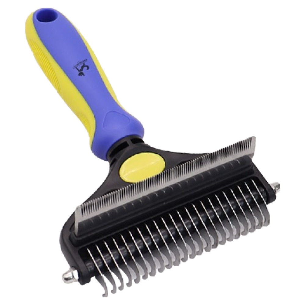 딩동펫 반려동물 2in1 죽은털제거 매듭 브러쉬 S 9,200원