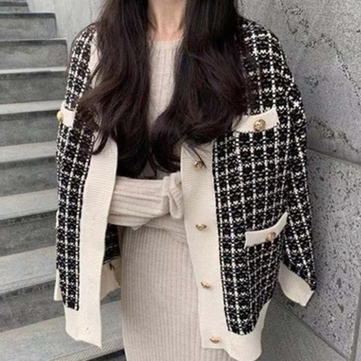 뮤리엘 여성용 프롬 트위드 오버핏 니트 가디건 24,500원