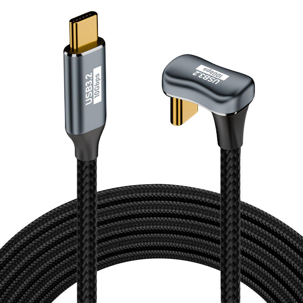 U자형 꺾임 C to C 고속충전 데이터전송 100W 패브릭 게임용 케이블 9,650원