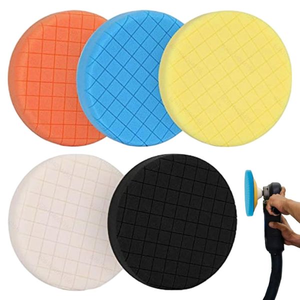 폴리싱 패드 5개 세트 5가지 색상 6인치 울 버핑 자동차/가구/피아노 광택용 머신용 44,000원