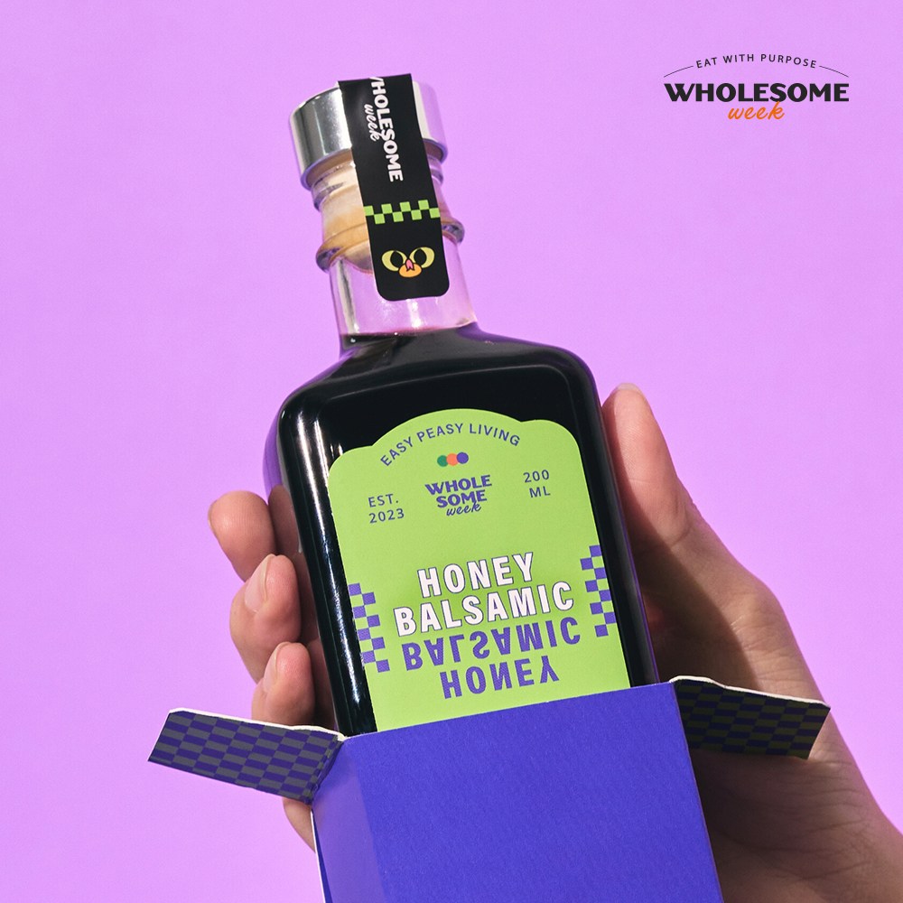 [홀썸위크] 저당 허니 발사믹 저칼로리 저지방 다이어트 샐러드 드레싱 소스, 2개, 200g, 현재가 29,900원