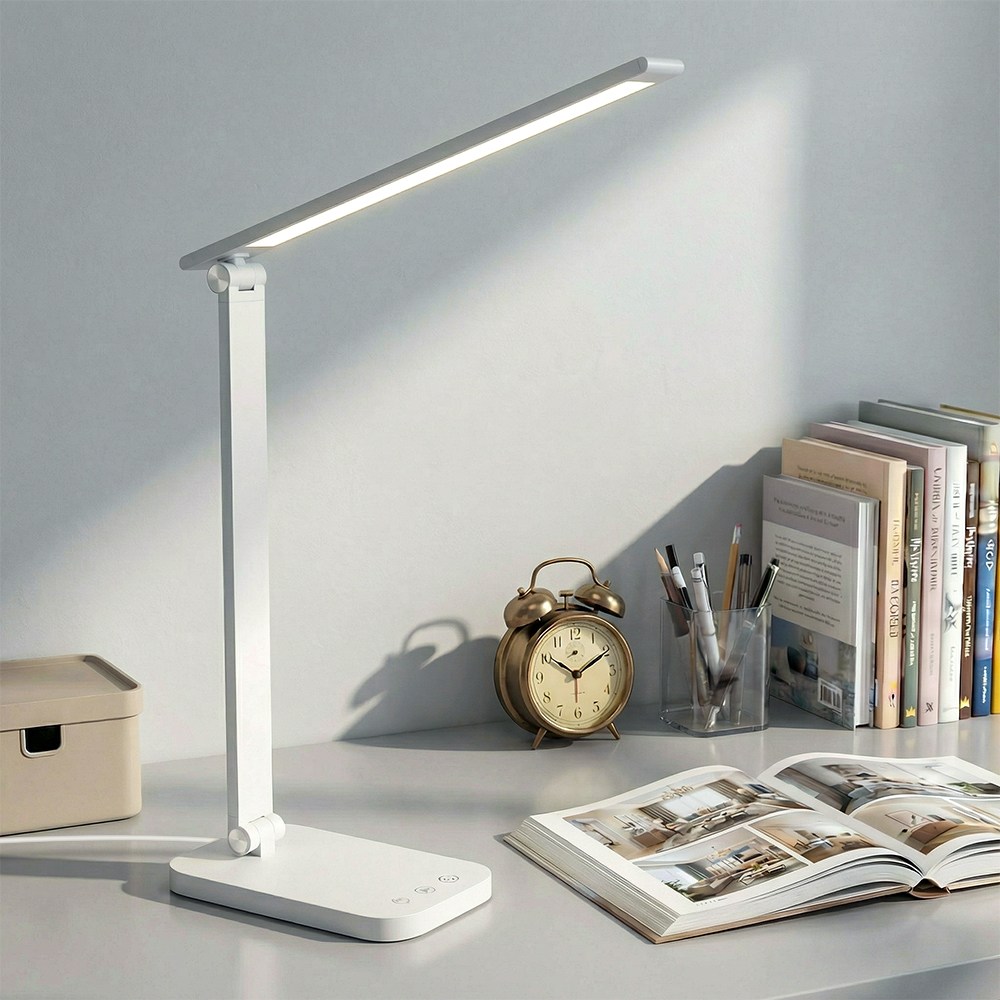 Airwit 스탠드 LED 조명 데스크 조명 무단계 밝기조절 학습 독서용, 화이트 38,500원