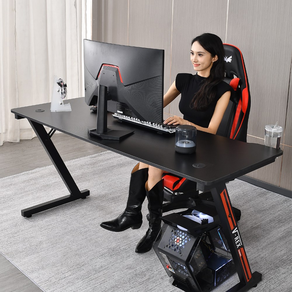아우스 브이렉스 Z형 게이밍책상 컴퓨터책상 악세사리 포함 71,000원