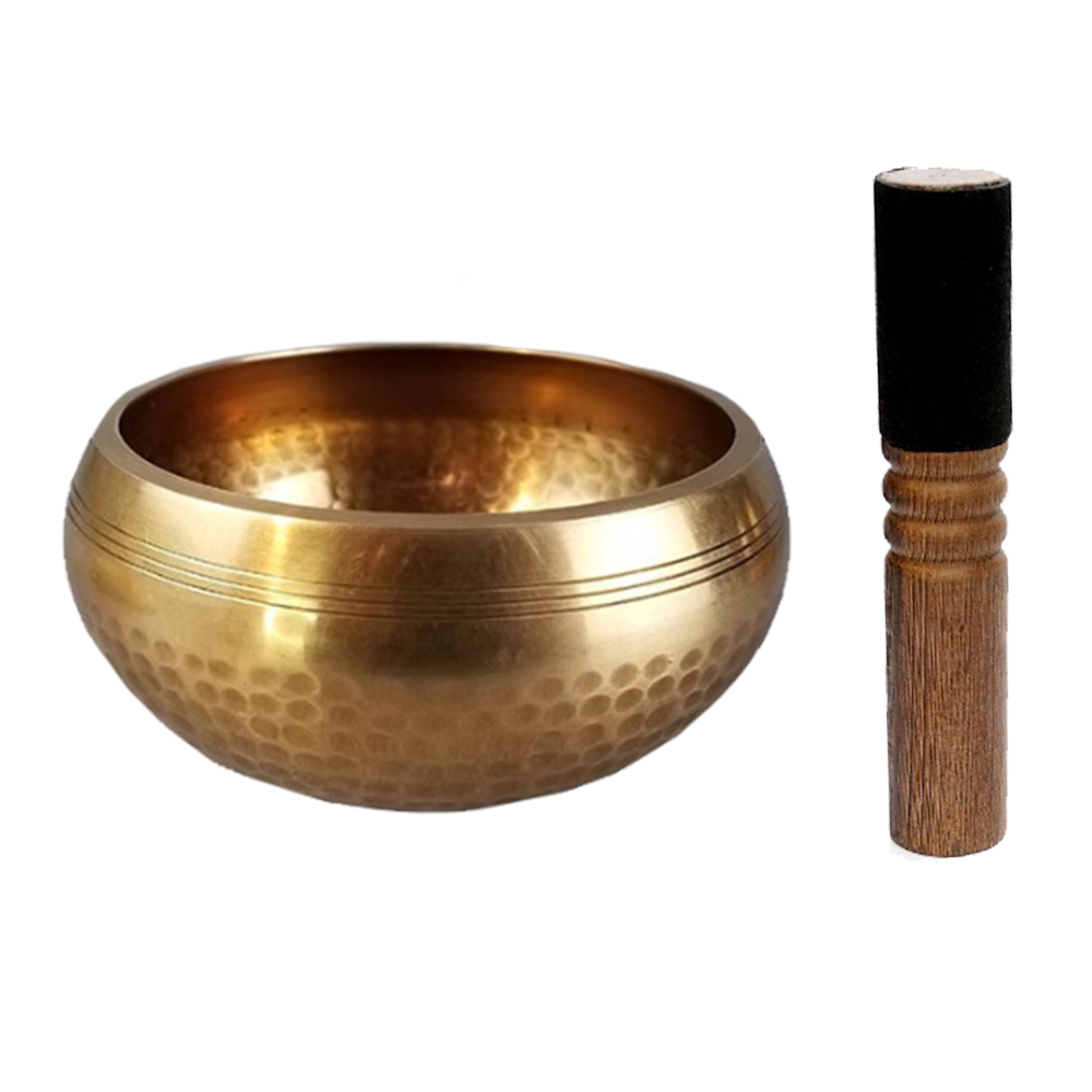 탑피아 싱잉볼 명상 티벳종 힐링 악기 사발+ 가죽 방망이 세트, 단일상품, 1개 176,300원