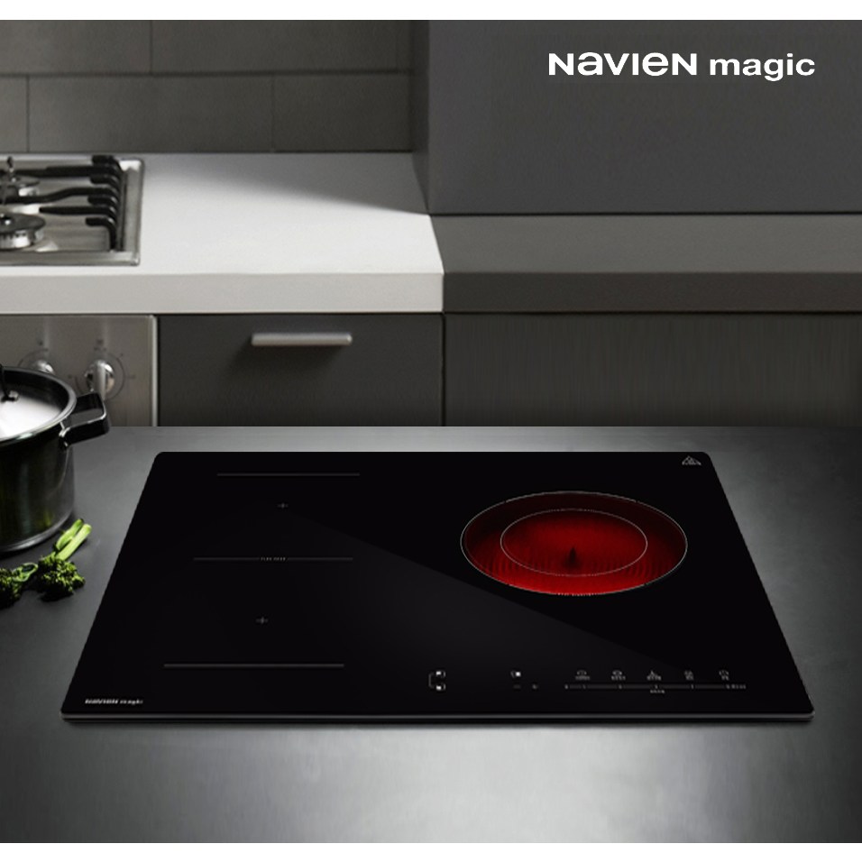 [신제품특가/전국설치] 경동나비엔 나비엔매직 플렉스존 빌트인 하이브리드 3구(인덕션2+하이라이트1) 280,000원