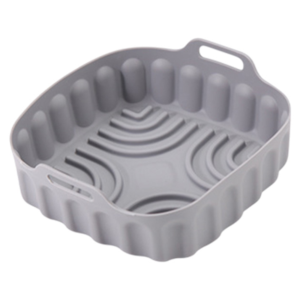 해피무드 실리콘 에어프라이어 사각 용기 매트 그레이, 1개 5,900원