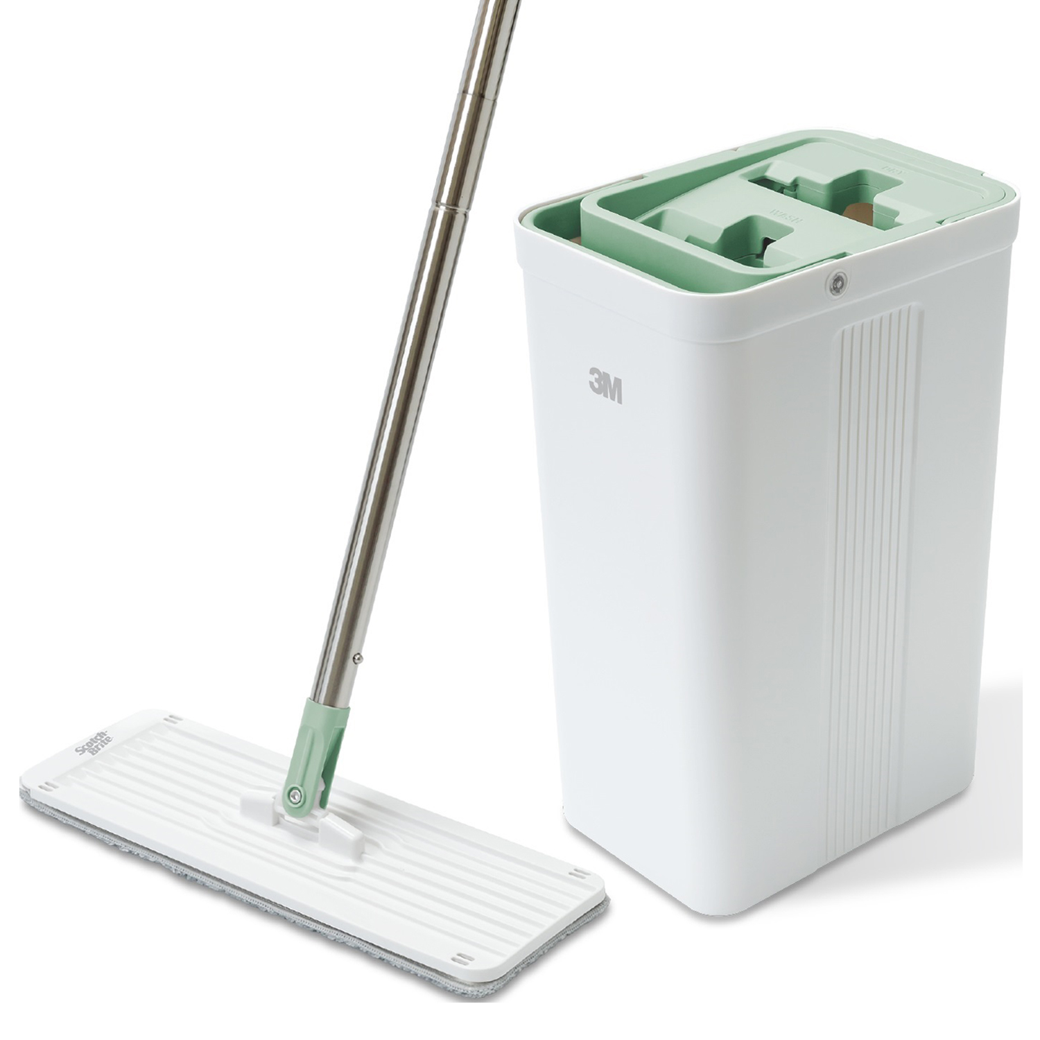 스카치브라이트 핸즈프리맙 막대걸레 키트 세트, 1세트 42,900원