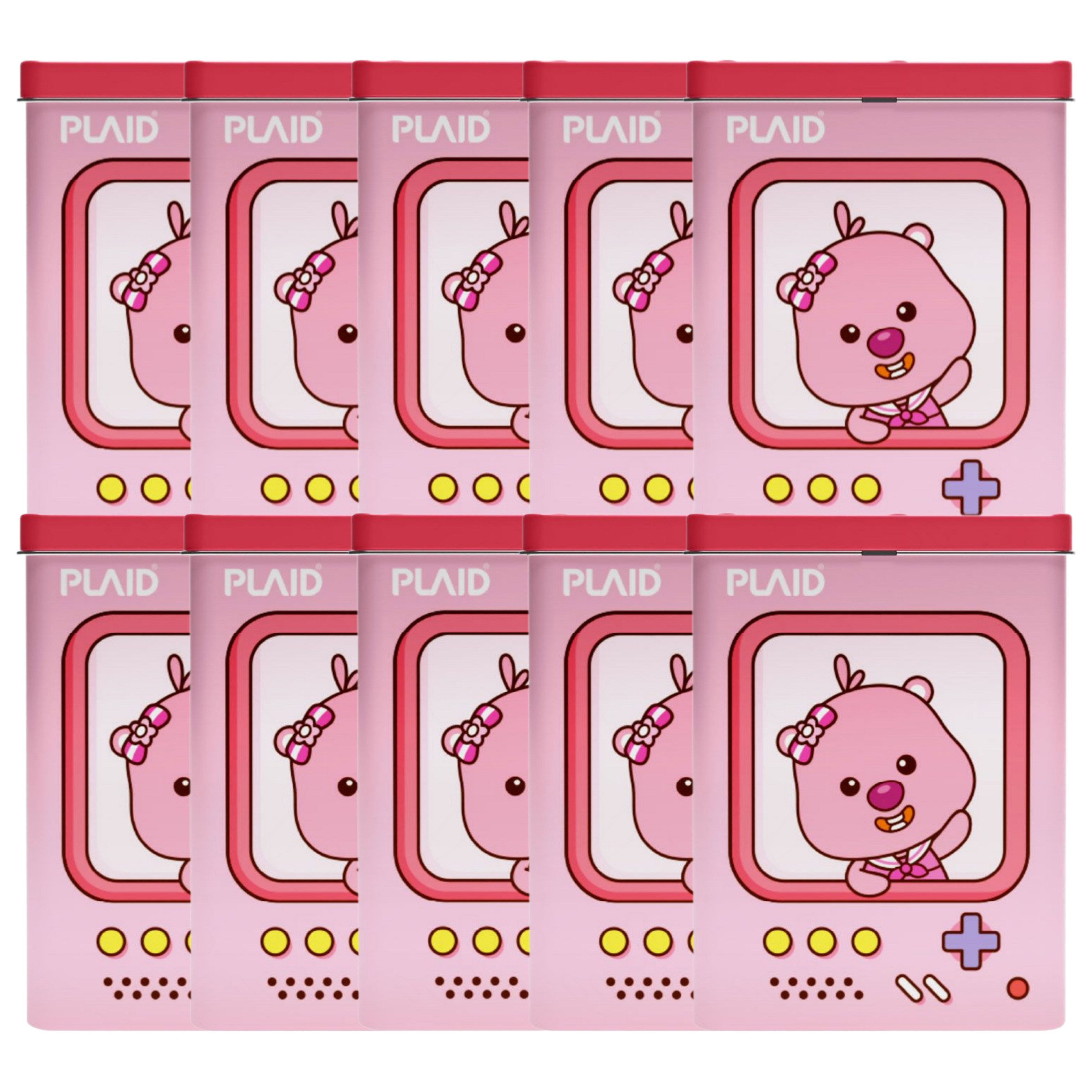 플레이드 뽀로로 키즈밴드 틴케이스 핑크 30매입 캐릭터 반창고 23,350원