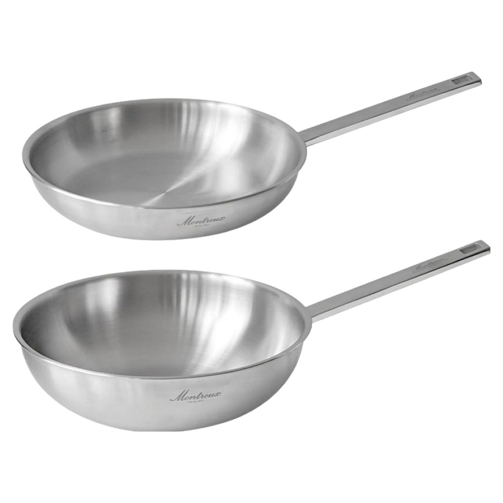 몬트렉스 인덕션 316 통5중 스텐 프라이팬 + 궁중팬 세트 2개 283,100원