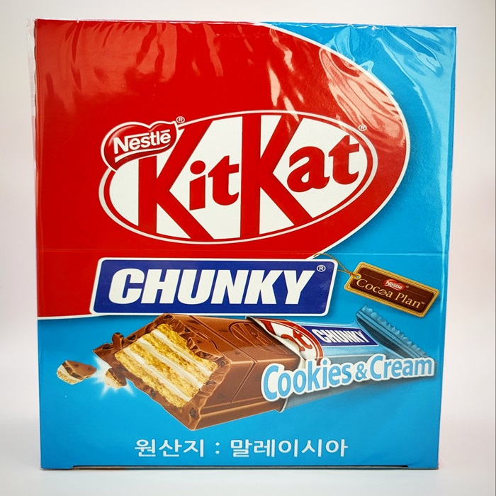 네슬레 킷캣 청키 쿠키앤크림 초코바, 38g, 96개 89,770원