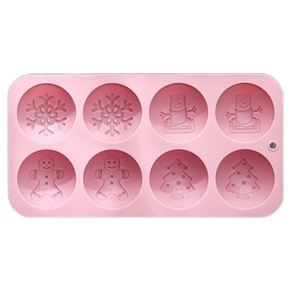 이홈베이킹 크리스마스반구 실리콘몰드 8구 5,000원