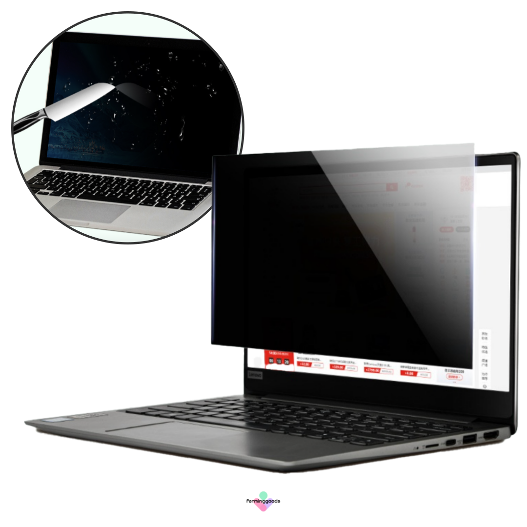파밍굿즈 사생활보호 노트북필름 13.3/14/15.6인치 화면보호 액정보호 보안 블루라이트차단 탈부착, 1개 12,900원