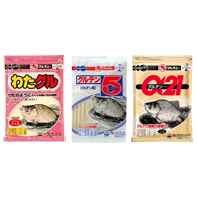 마루큐 와다 글루텐 민물 붕어 낚시 떡밥 모음전 7,000원