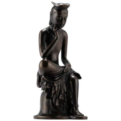 [여진불교X무형문화재 이진형장인] 청동 미륵보살 반가사유상 불상미니어처 40cm (스탠드포함) 국내생산 박물관기념품 박물관굿즈, 1개, 40cm/순은실버 1,089,000원