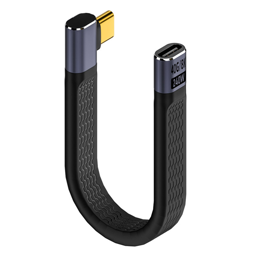 컴스 A타입-C타입 USB 4 MF 40Gbps E Marker 240W 8K 60Hz 젠더 꺾임 연장 케이블 TB807 10,400원