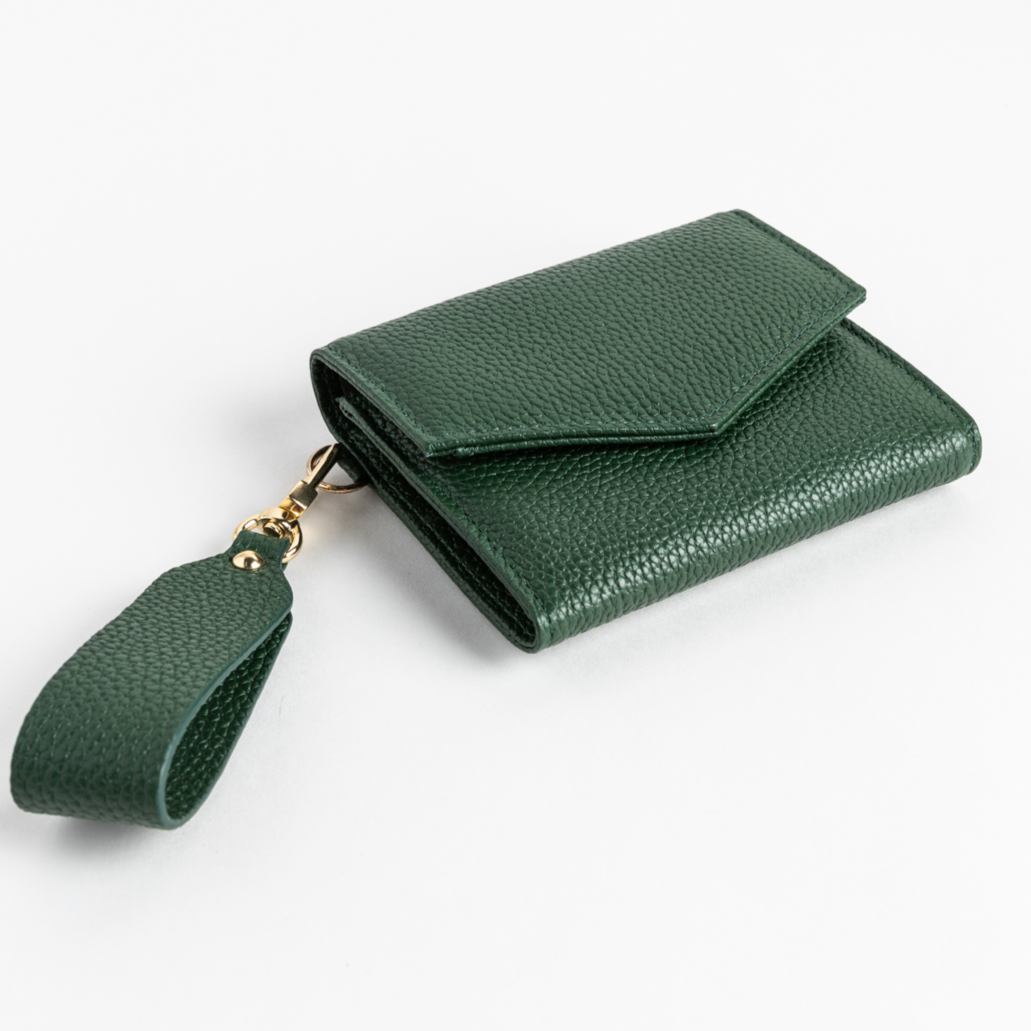 본아띠 천연소가죽 여성 동전 카드 지폐 지퍼 반지갑 + 핑거스트랩 49,700원