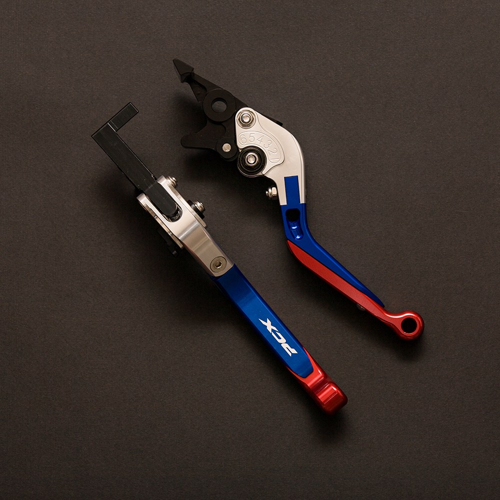 CHEKIS 체키스 PCX 21-26년 신형호환 파킹브레이크 조절식 폴딩레버 PCX 6단조절, 1개, 실버블루레드 65,000원